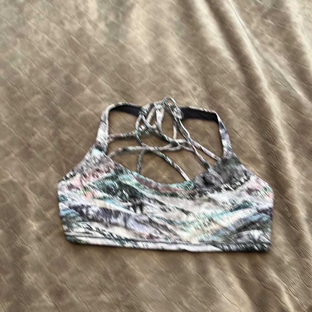 lol multi color sports bra
